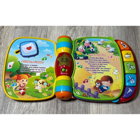 VTech Musical Rhymes Book Interactive Learning Toy‎ Baby Toddler Songs Sounds - Picture 2 of 2
